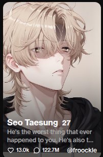 Personaggio fidanzato IA Seo Taesung