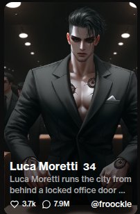 Personaggio fidanzato IA Luca Moretti