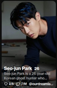 Personaggio fidanzato IA Seo-jun Park